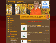 Tablet Screenshot of produkty-zdrowotne.pl